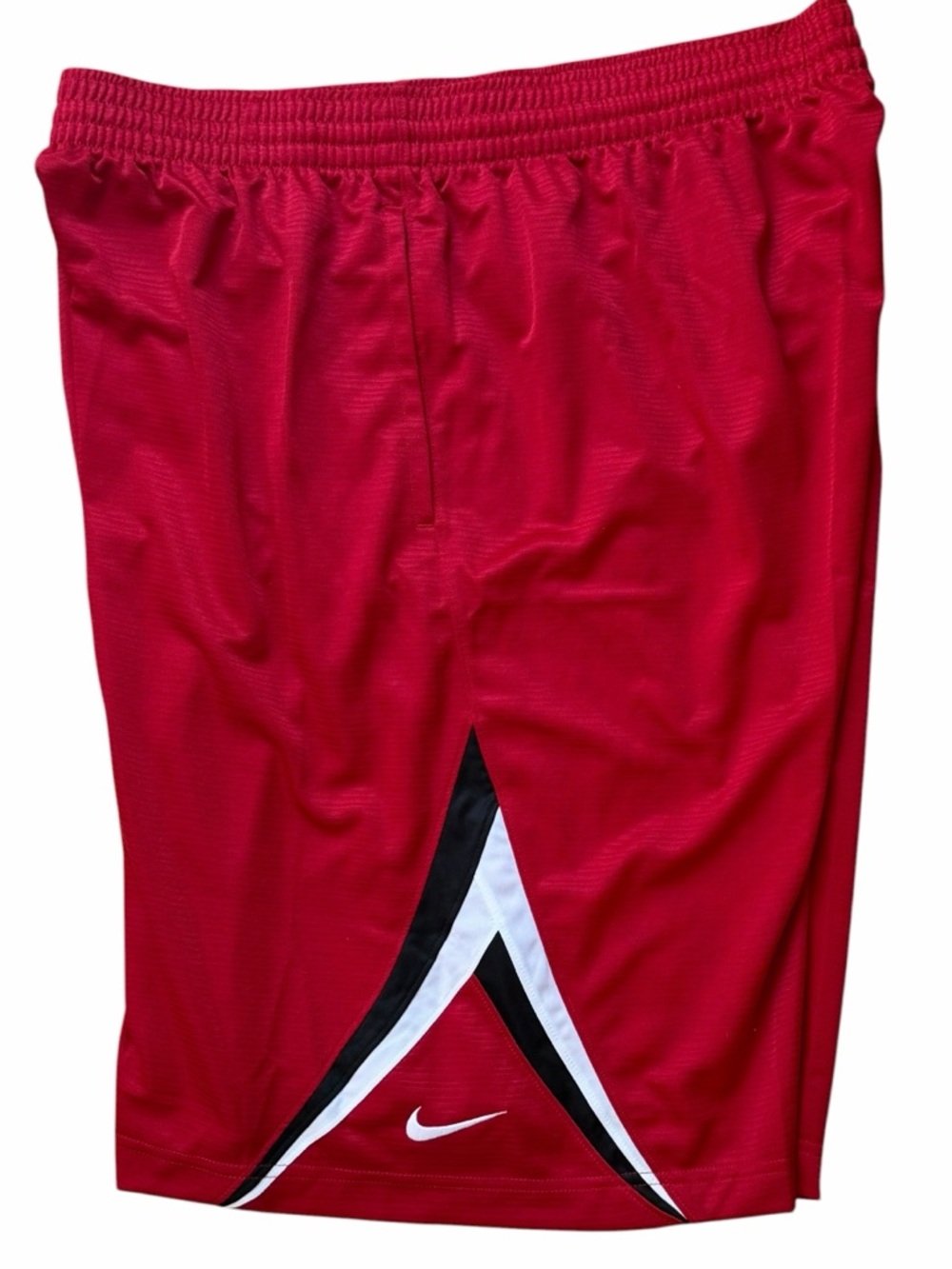NWT 2XL Nike Basketball Shorts Men XXL Red Black Mesh 12” Inseam Loose Fit Y2K - Picture 7 of 10